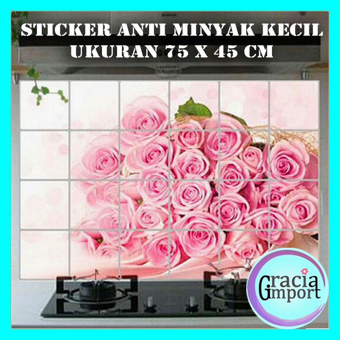 Gracia STICKER DAPUR  STICKER ANTI  MINYAK  WALL 