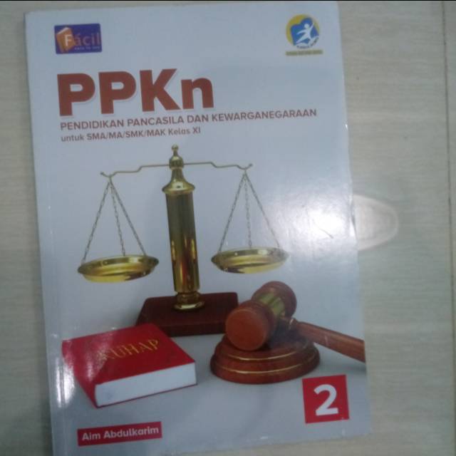 Buku Ppkn kelas 11 SMA/SMK/MA penerbit Facil GRAFINDO