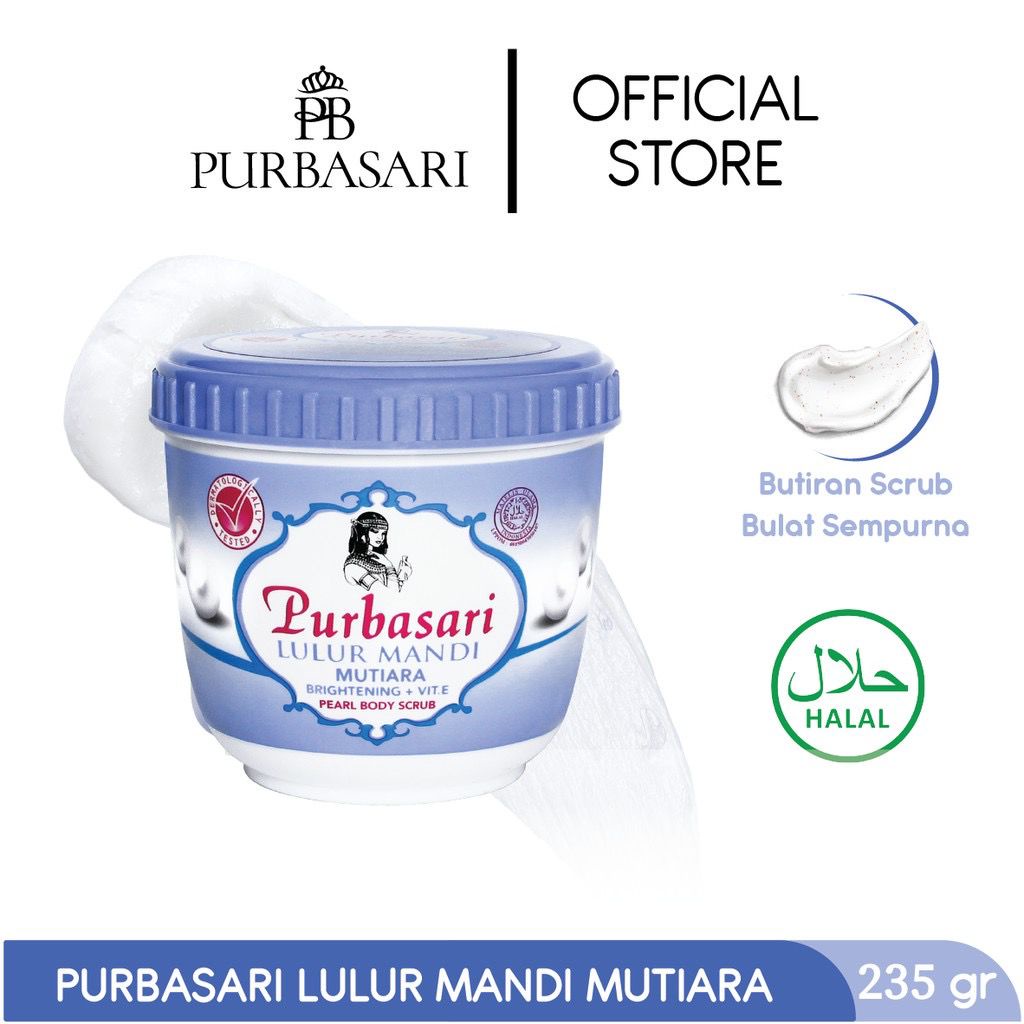 Purbasari Lulur Mandi | Body Scrub 235gr