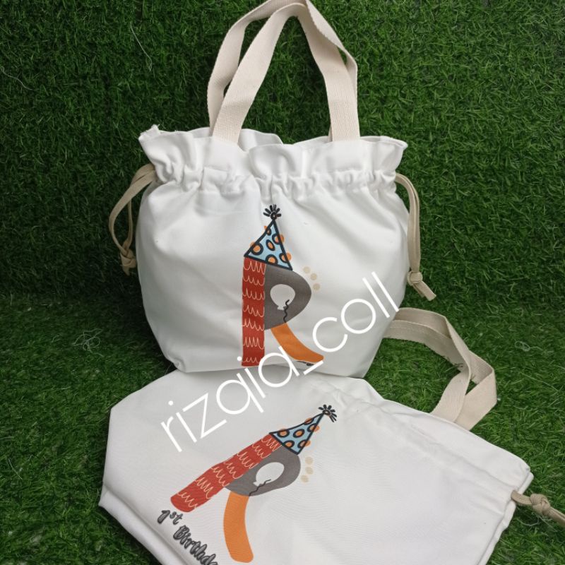 

souvenir ulang tahun/ baby kanvas/ totebag murah