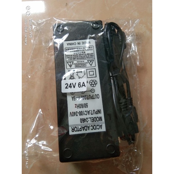 adaptor dc 24V 6A input ac 100-240V power supply