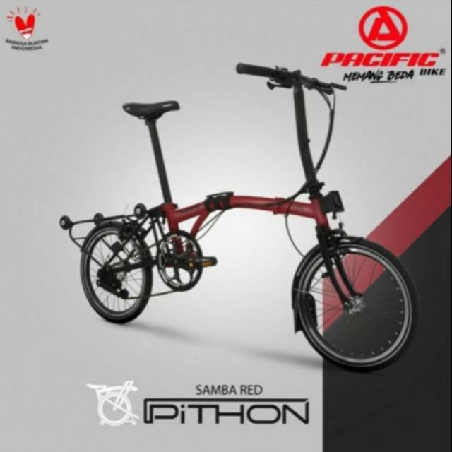Sepeda Lipat Trifold Pacific Pithon
