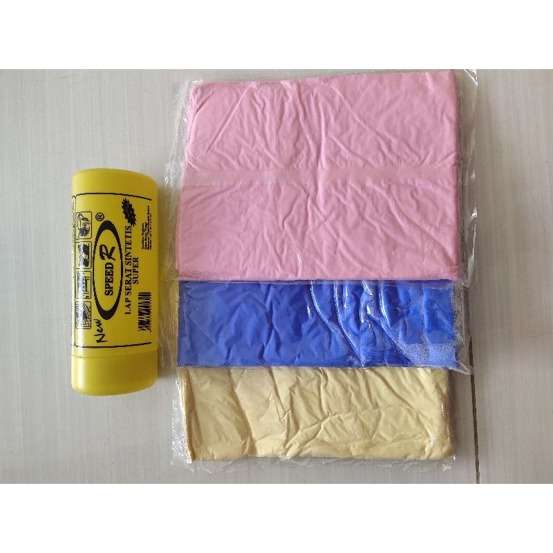 lap kanebo speed r original super jumbo berserat tersedia 5 warna + tabung (lap speed r 5 warna)