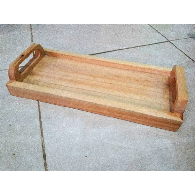 Nampan / Tray minimalis nampan kayu jati belanda