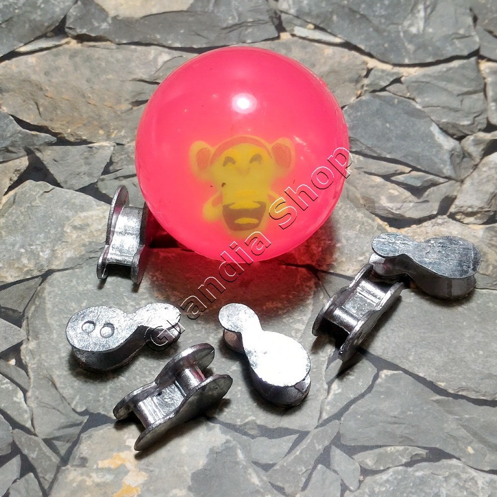 HOT Set bola bekel dan 6 pit / biji timah mainan jadul 90an