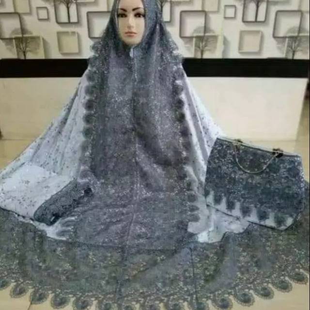 Mukena Prada Sutra Renda KD Full