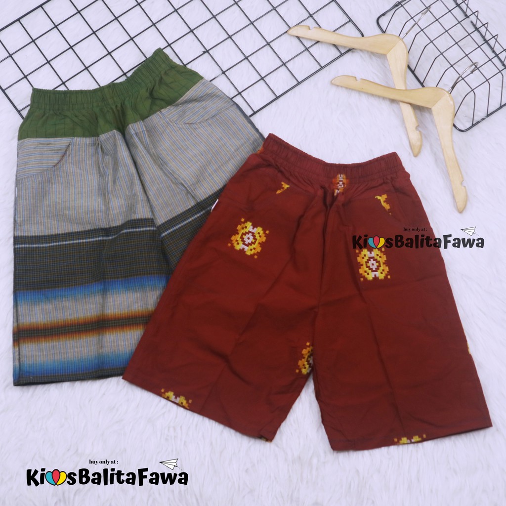 Celana Hawai Uk 7-10 Tahun / Celana Harian Anak Tanggung Bawahan Adem Boxer Pants Kids