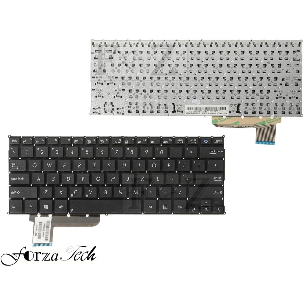Keyboard ASUS Vivobook S200E S200 X200 Q200 X201E X201 X202 Q200E X202E AEEX2R01010 9Z.N8KSQ Black