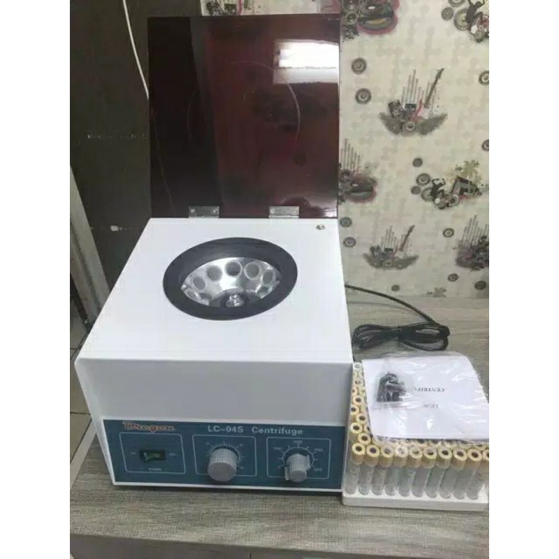 Mesin Centrifuge 12 Hole Dermatology untuk PRP Free Tabung 100 pcs