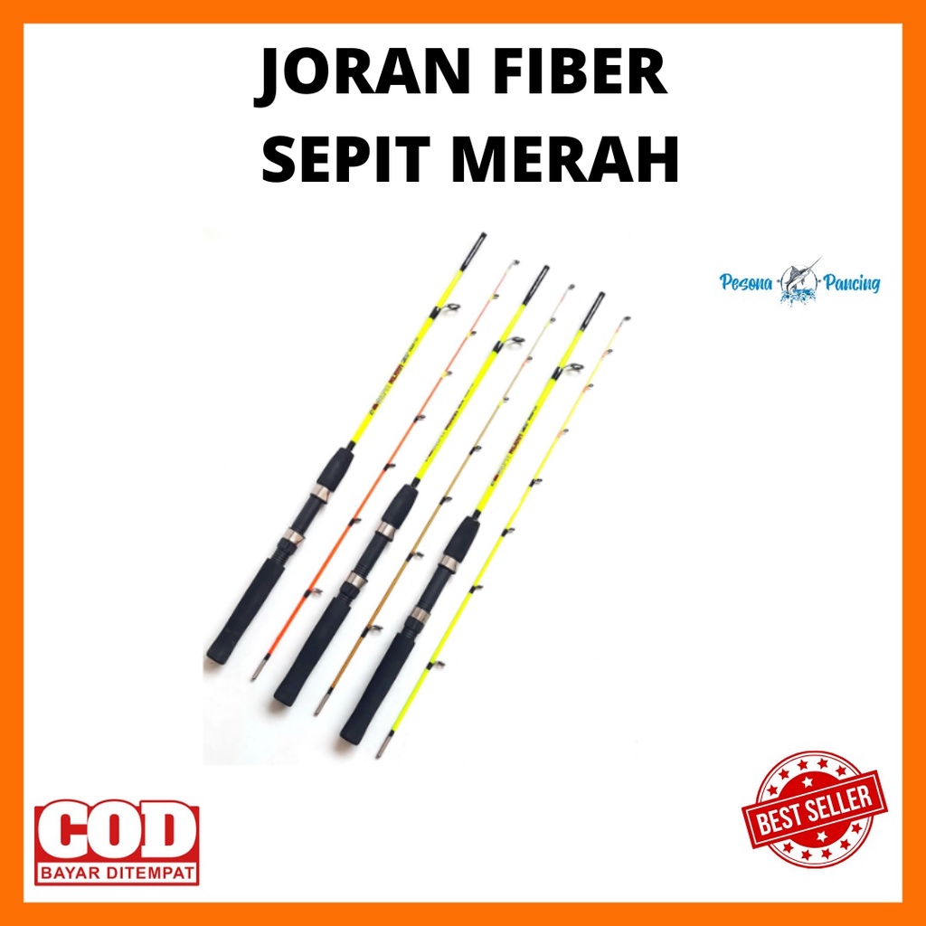 Joran Pancing SWAN SEPIT MERAH Super LENTUR Dengan MARIT BANYAK PANJANG COCOK BUAT UDANG