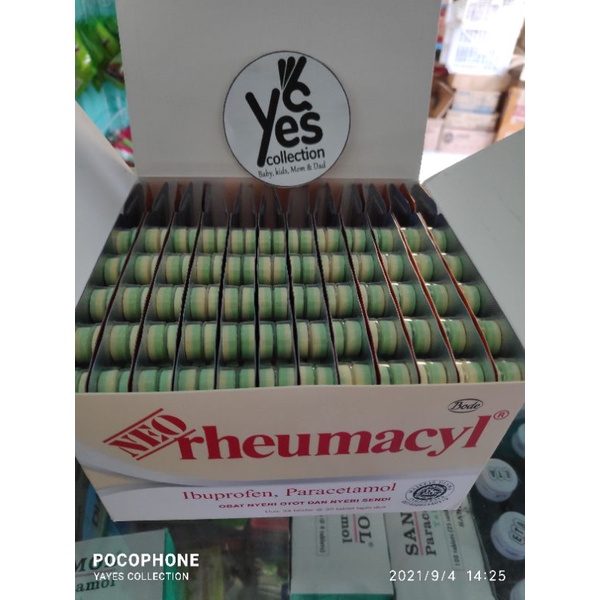 Neo Rheumacyl Neuro 20 pcs - 10 Pcs Tablet Remasil Ibuprofen Paracetamol Nyeri Kebas Kesemutan Kram Otot Sendi