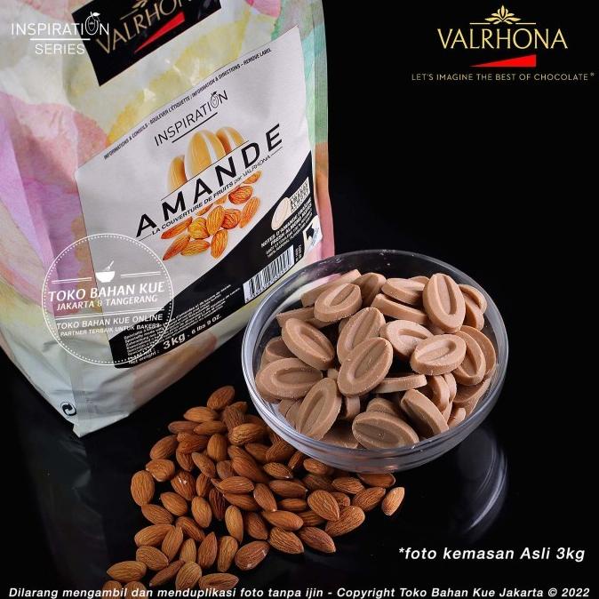 

Valrhona Chocolate Inspiration AMANDE ALMOND 1kg Couverture Coklat ---NEW---