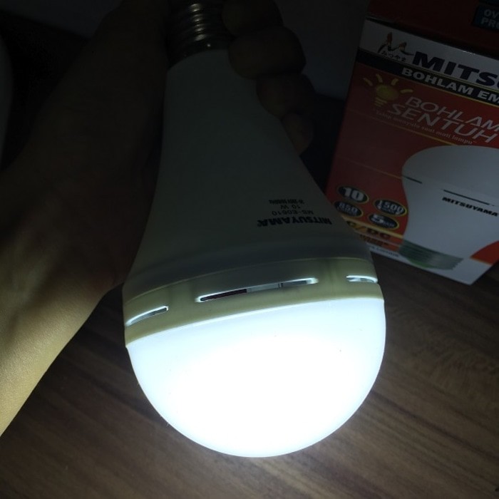 Bohlam Emergency Mitsuyama MSE0610 10W Tetap Menyala Saat Mati Lampu