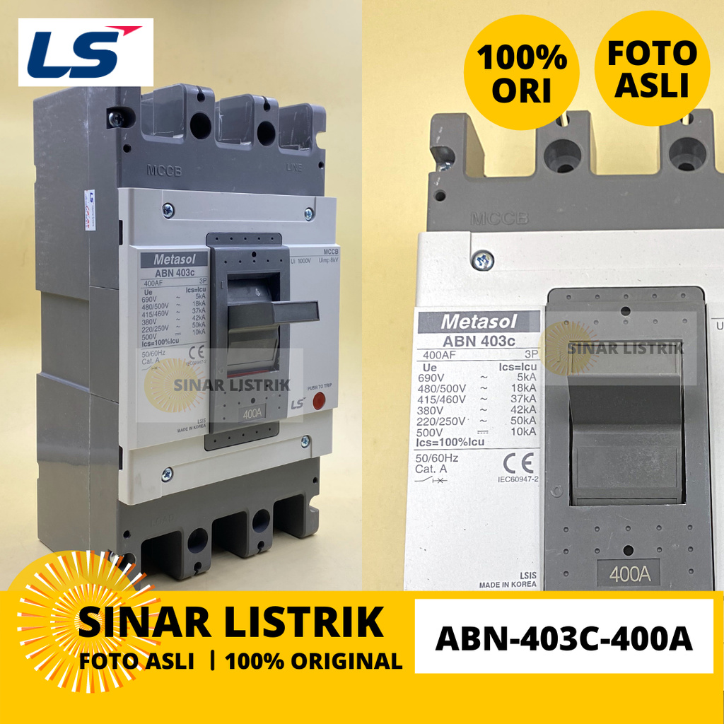 LS MCCB NFB ABN-403C-400A ABN 403C 400A