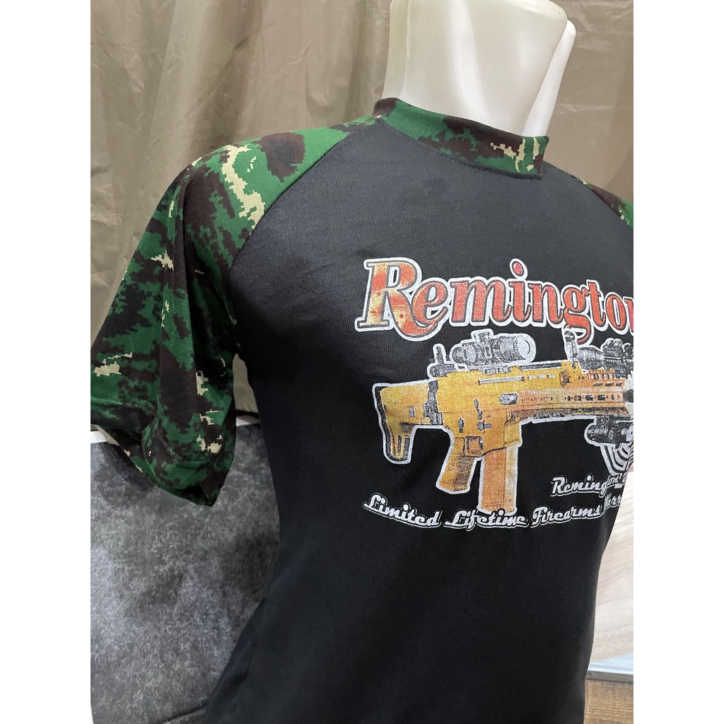 Kaos Raglan NKRI - Kaos Raglan Loreng NKRI Remington - Kaos Loreng NKRI