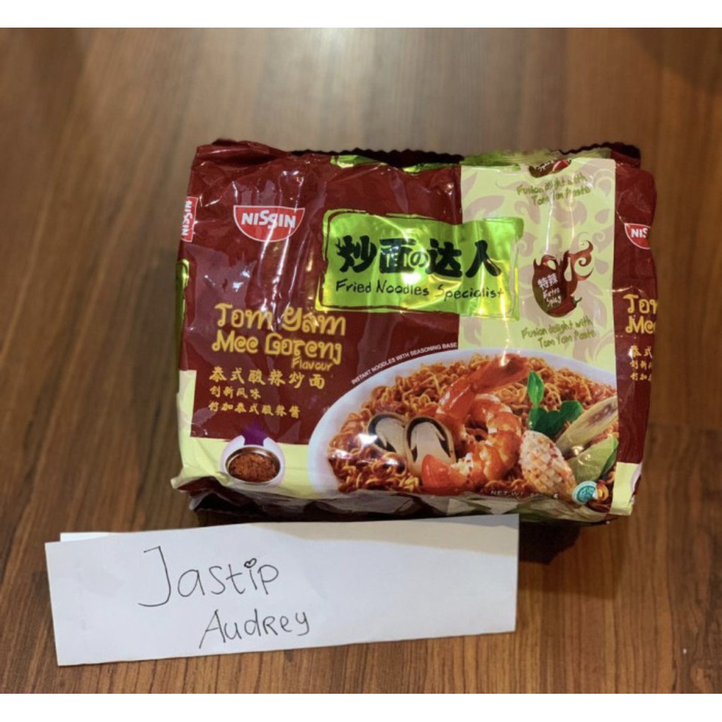 

Nissin tom yum mie goreng/mie tom yum/ mie jepang