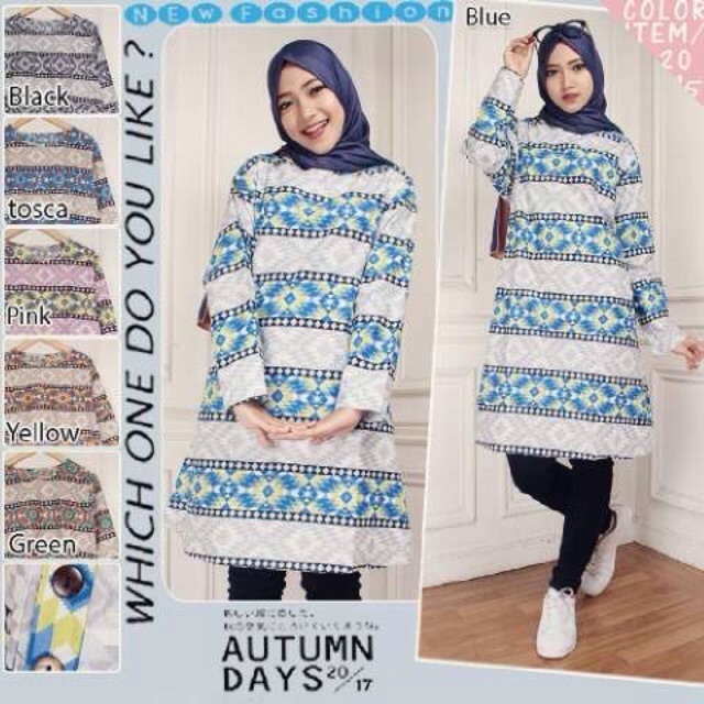 Tunik salur motif