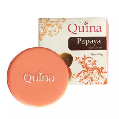 QUINA PEARL CREAM PAPAYA 15GR KRIM PEPAYA MUTIARA