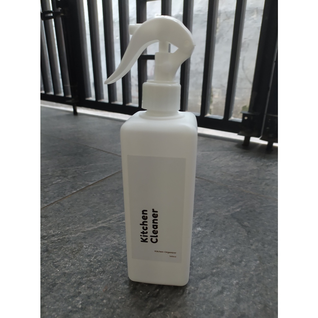 Refill Botol Tempat Sabun Pump Spray  Minimalis Aesthetic 500 ml - Seri Kotak