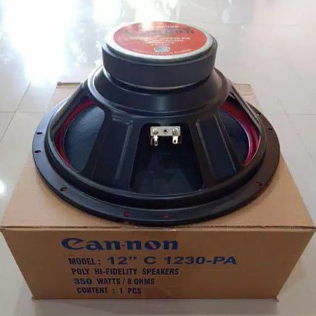 Speaker Speker Spiker Cannon/Canon 12"/12 Inch Full Range KINGWI71 Berkualitas