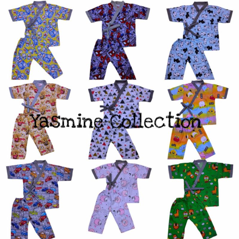 PIYAMA KIMONO ANAK BISA COD FREE ONGKIR PIYAMA KIMONO ANAK KIDS 1-4 THN BANYAK MOTIF DAN WARNA