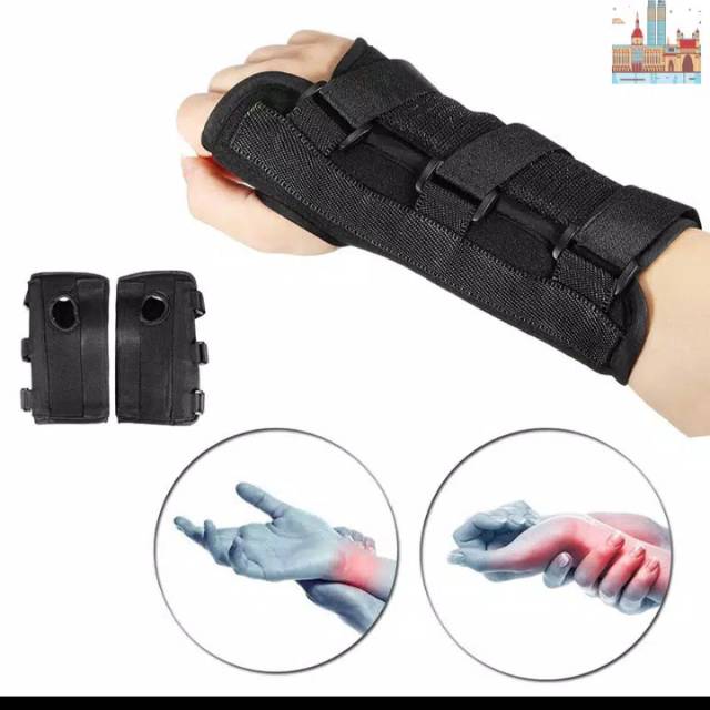 Carpal Tunnel Wrist Support Pads Brace &amp; pelindung pergelangan tangan &amp; Splint Strap Protector