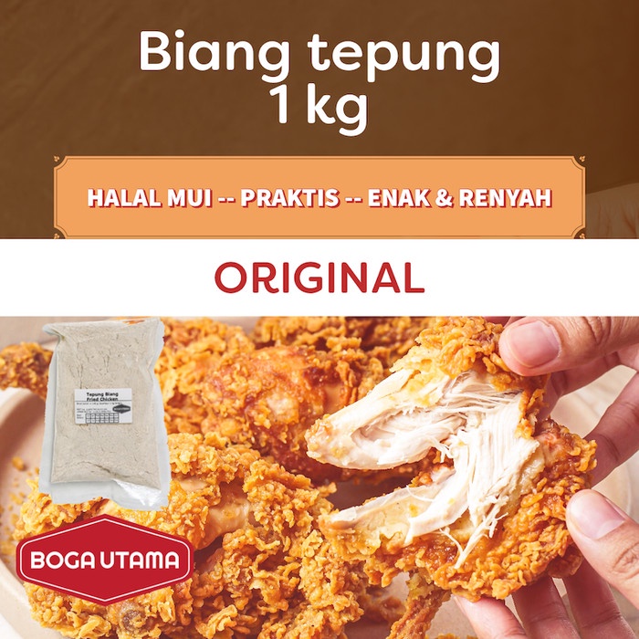 

PROMO [COD] 1 kg tepung biang fried chicken kentaki - Original (Lama)