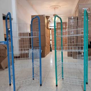 Rak CIKI SNACK Troli roda serbaguna susun 4 warna Putih Rak CIKI SNACK Troli roda serbaguna susun 4 warna Putih