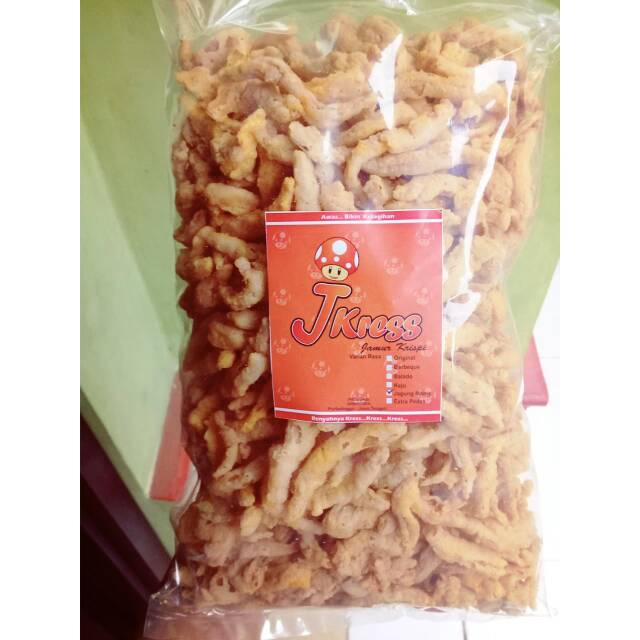 

Jkress (jamur kriuk) Murah meriah 100gr