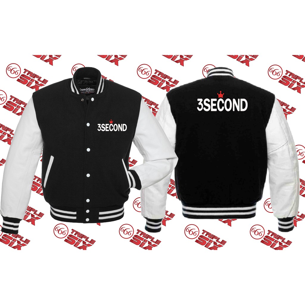Jaket Varsity Baseball 3 Second Crown