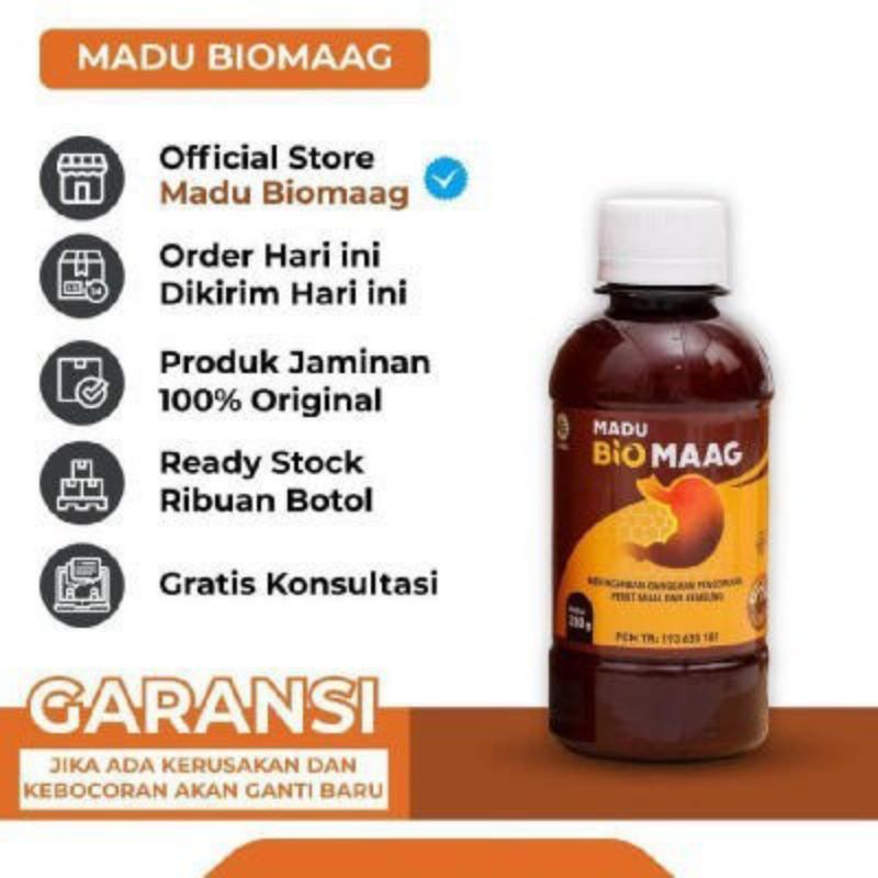 

Madu Bio Maag Herbal Mengatasi Masalah Lambung Maag GERD Madu Bio Maag