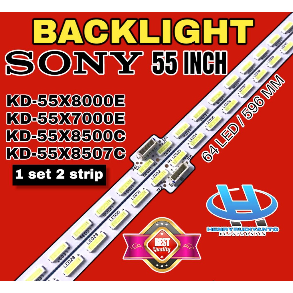 BACKLIGHT TV SONY 55 KDL-55X7000E KDL-55X7500F KDL-55X8000G KDL-55X8500D KDL55X7000E KDL55X7500F KDL