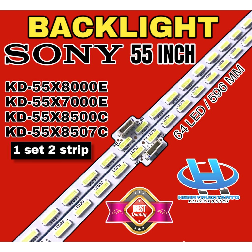 BACKLIGHT TV SONY 55 KDL-55X7000E KDL-55X7500F KDL-55X8000G KDL-55X8500D KDL55X7000E KDL55X7500F KDL55X8000G