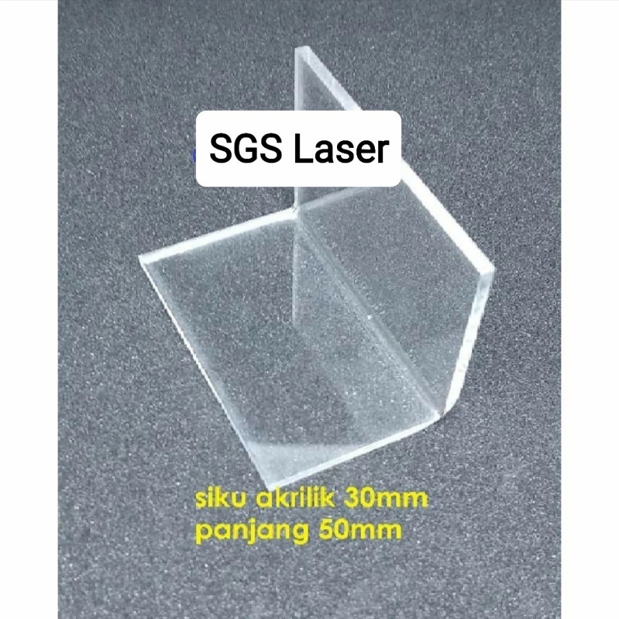 Siku Akrilik 3mm Acrylic Mika Marga Cipta 3 x 5 cm 5 x 10 cm