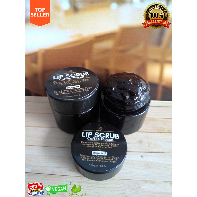 Scrub Bibir Lip Scrub By Organico  Pelembab Bibir Pemerah Bibir Lip Care Lip Serum