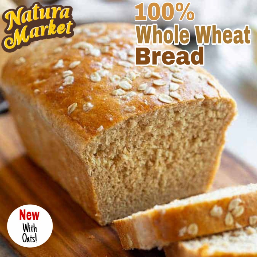 

ROTI TAWAR 100% GANDUM PREMIUM HALAL / WHOLE WHEAT BREAD