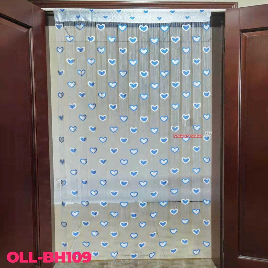 TIRAI BENANG BERMOTIF - TIRAI PINTU - TIRAI KAMAR BH-105/109