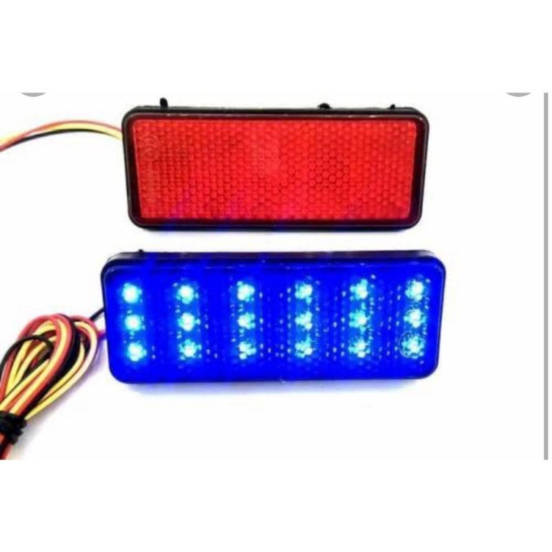 Lampu Stop Tambahan Motor LED 2 Mode Running Kedip / Lampu Mata Kucing Motor Universal