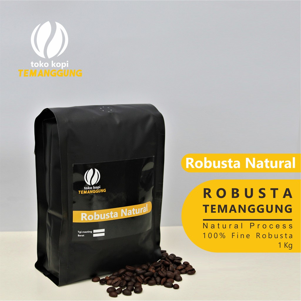 

Kopi Robusta Natural Temanggung 1 Kg Biji/Bubuk