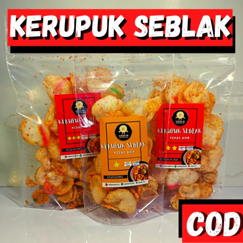 

( PROMO!! ) KERUPUK SEBLAK PEDAS ASIN / KRUPUK SEBLAK KERING / CEMILAN PEDAS ( 20gr - 40gr )