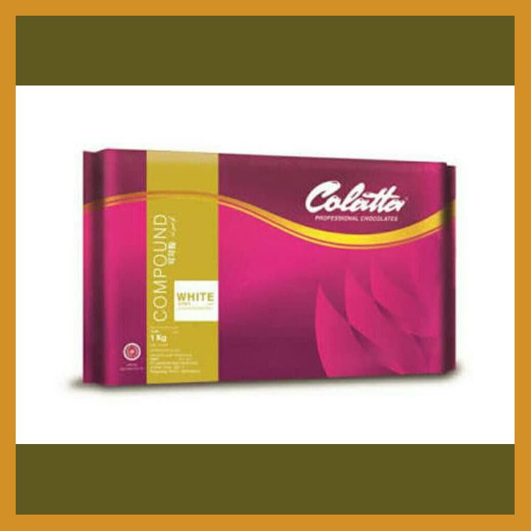 

COLATTA WHITE COMPOUND 1 KG COKLAT PUTIH COMPOUND COLLATA