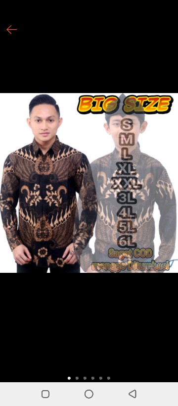 Batik Couple Ayah Dan Anak Laki Laki Lengan Panjang  Modern