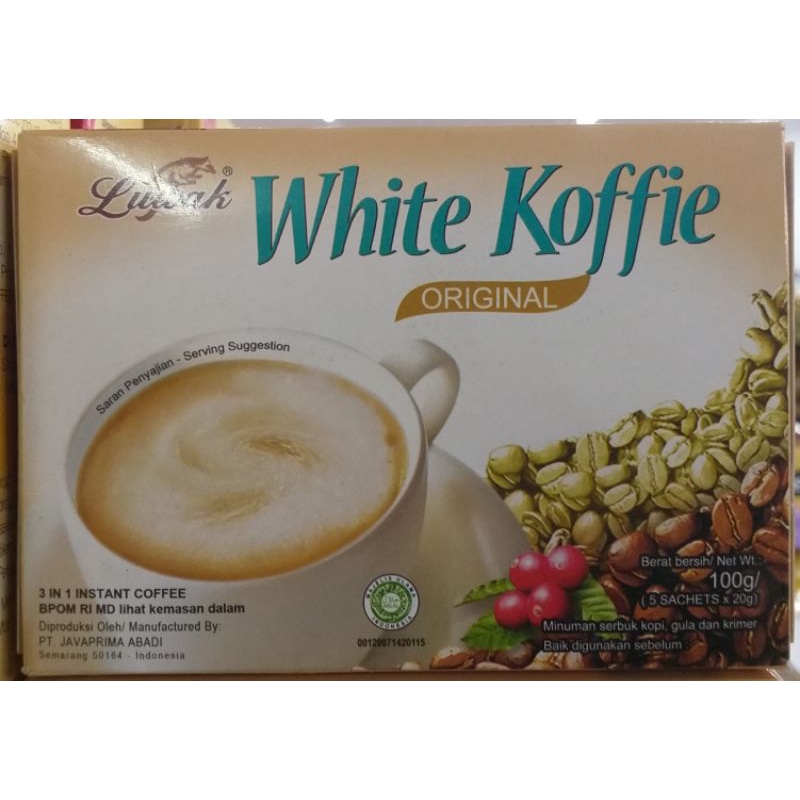 

KZ - luwak white koffie original box 5x20g