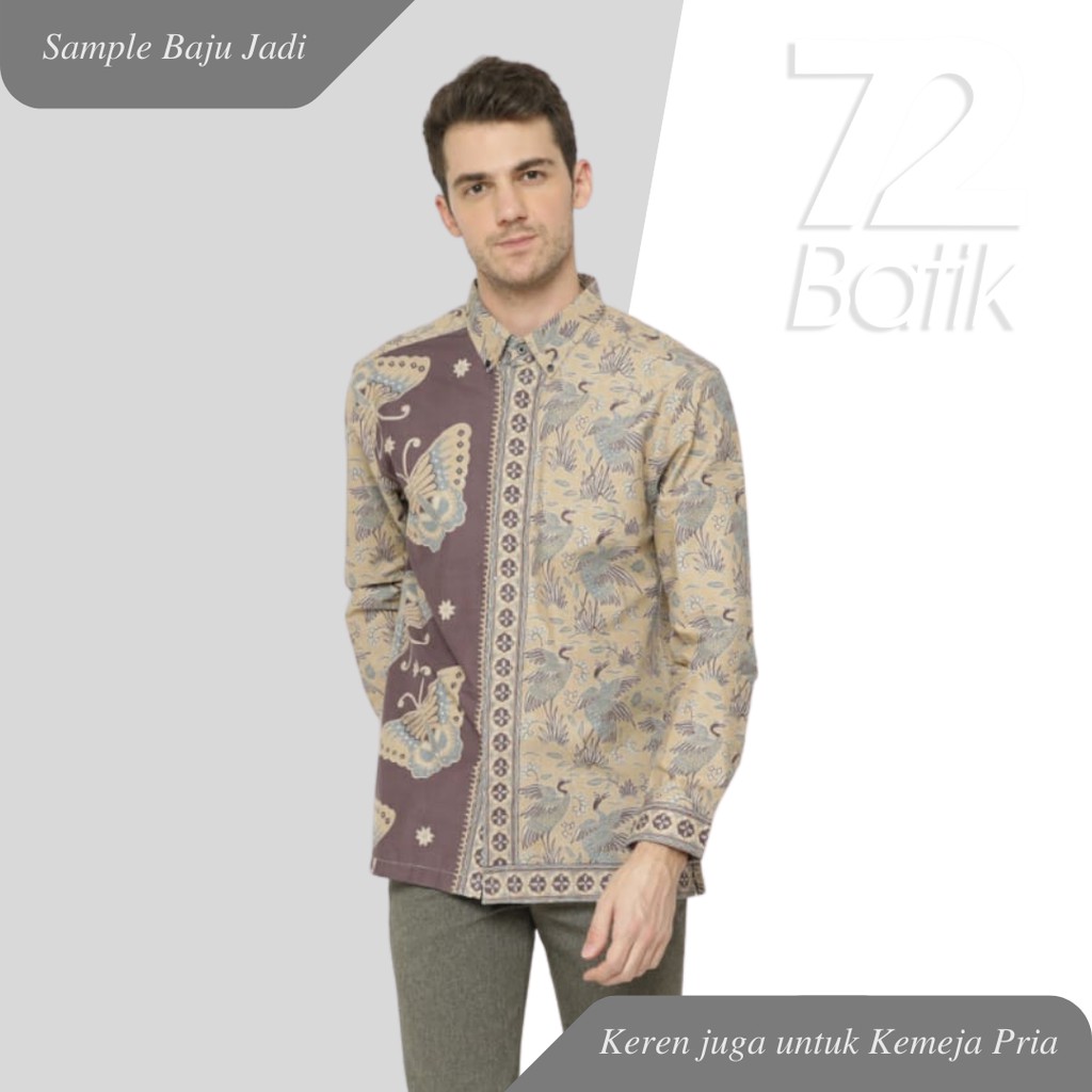 KAIN BATIK PREMIUM Bahan Katun Motif Bangau Two Tone Pagi Sore Warna Hitam Item Jarik 727544 Cap 72 Jarik Jarit Samping Kebat Panjang Batik Katun Modern Premium Bahan Seragam Batik Pernikahan Kantor Keluarga Murah Kamen Jadi Batik Bali Lembaran