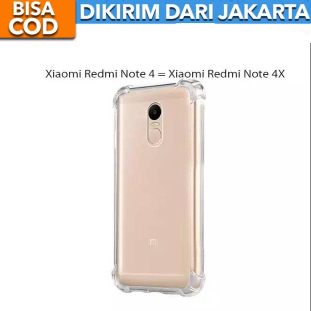 Casing Xiaomi Redmi Note 4X / Redmi Note 4 Anti crack SoftCase