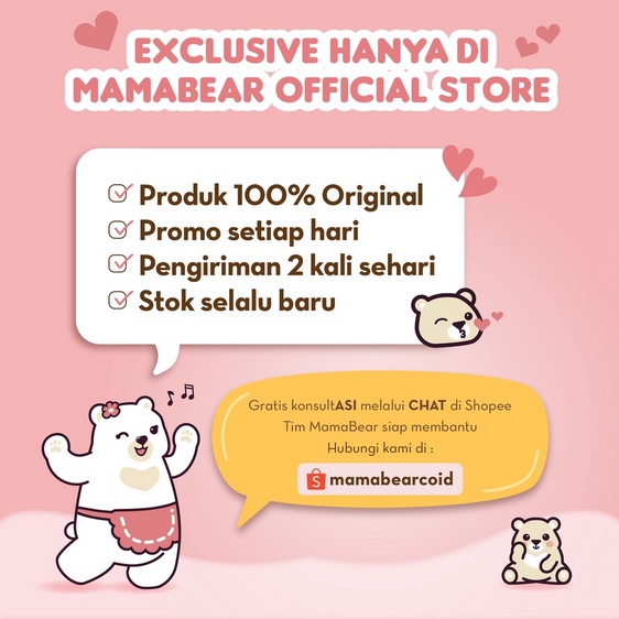 MamaBear Kantong ASI 120 ml 30 pcs | Pelancar ASI | ASI Booster