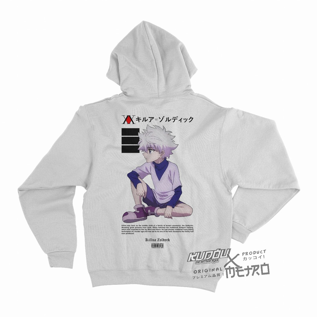 Hoodie Killua Zoldyck Fear Hunter X Hunter Anime Manga Premium  Unisex