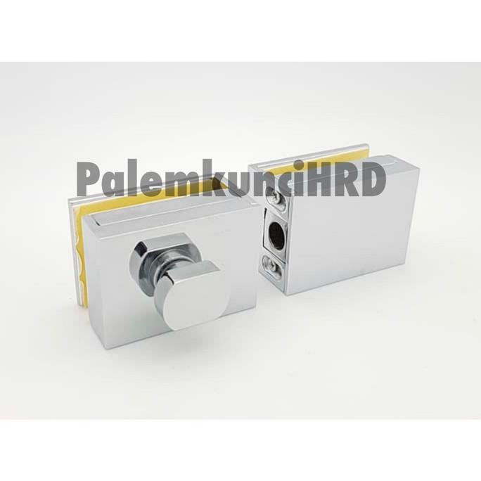 Grendel Shower Kunci Slot pintu kaca kamar mandi kaca ke kaca