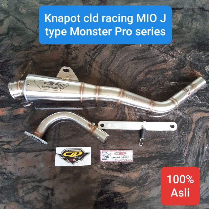 Knalpot cld MioJ/Mio125/X-Ride/SoulGT type Monster Pro