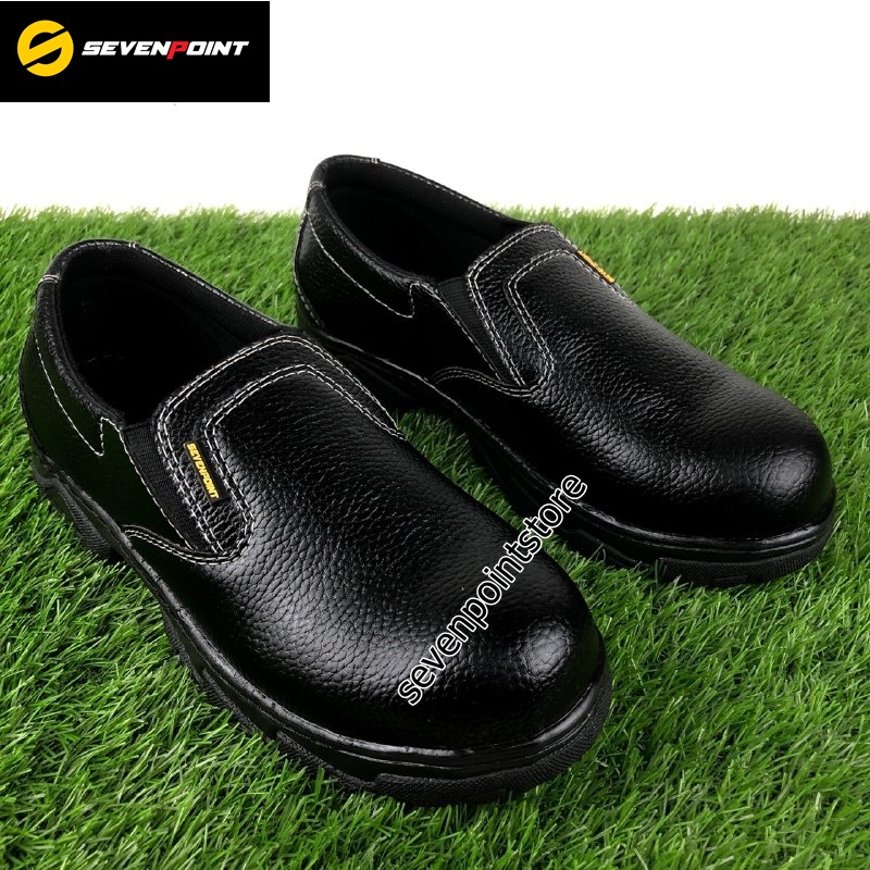 Sepatu Safety Pria Original Slip On Septi Shoes Sefty Kerja Lapangan Safty Ujung Besi Spatu Kerja 04